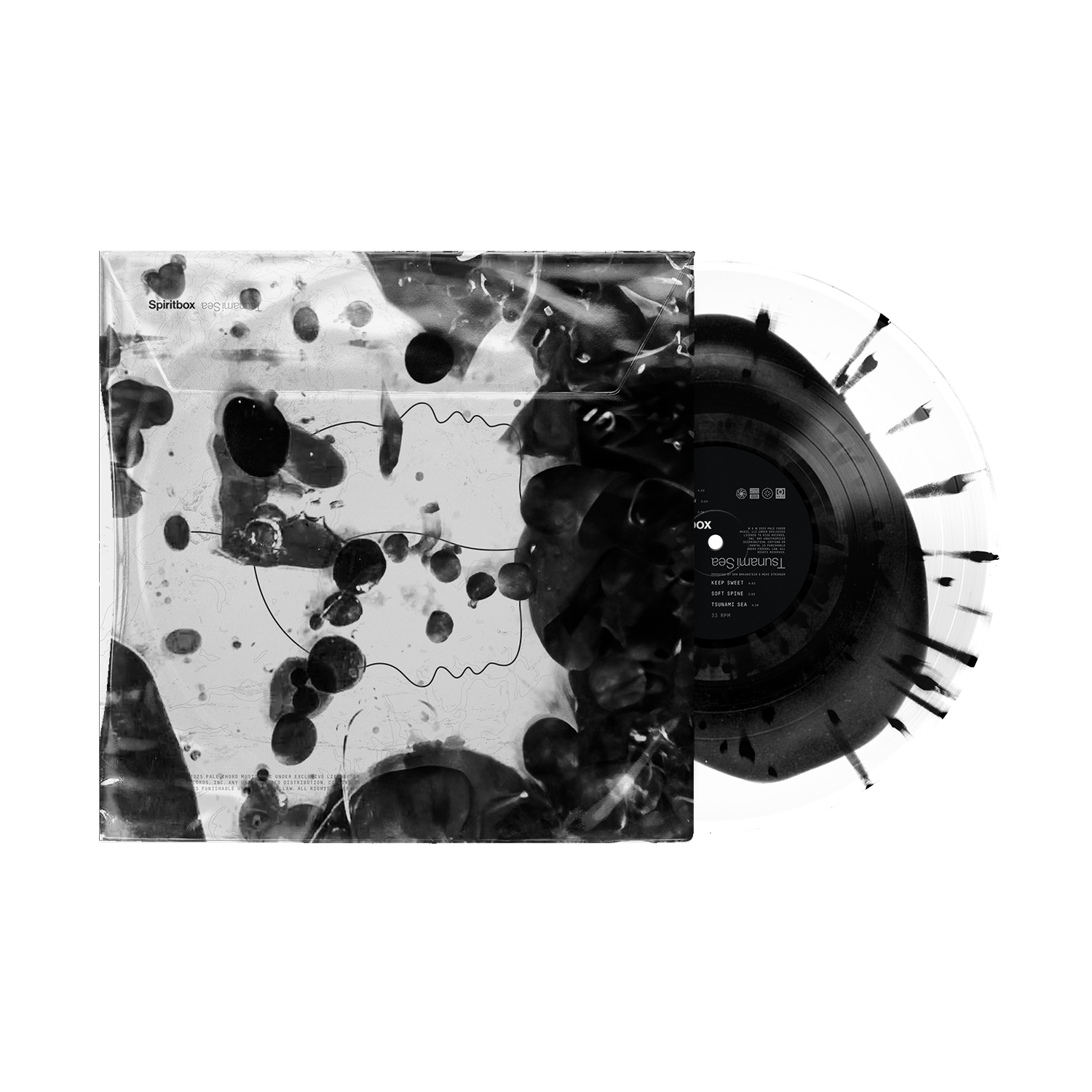 Tsunami Sea: Limited Black in White Splatter Vinyl LP (w Tsunami Sea: Limited Black in White Splatter Vinyl LP (w