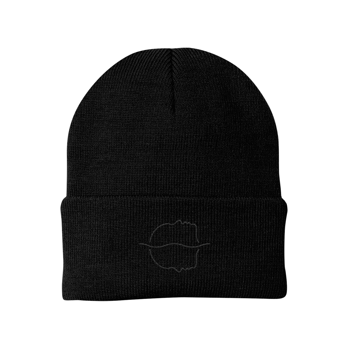 Tsunami Icon Black Beanie