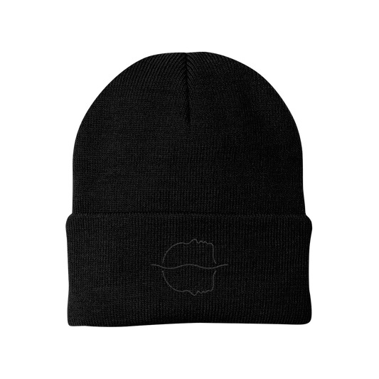 Tsunami Icon Black Beanie