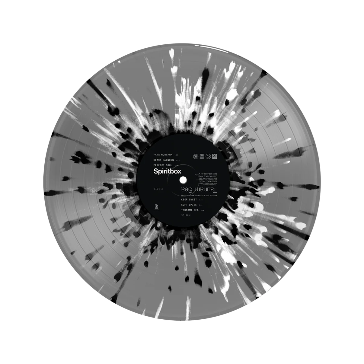 Tsunami Sea: Limited Grey with Splatter Vinyl LP (w/ White Cover)